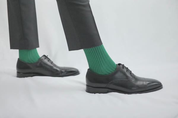 Teal online dress socks