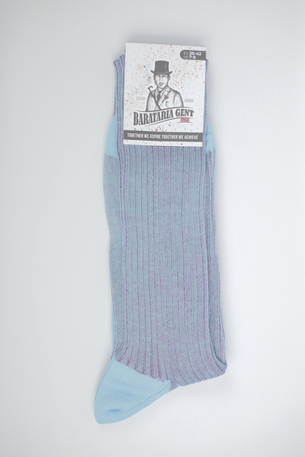 Over The Calf Mens Dress Socks Turquoise Purple