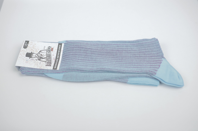 Over The Calf Mens Dress Socks Turquoise Purple