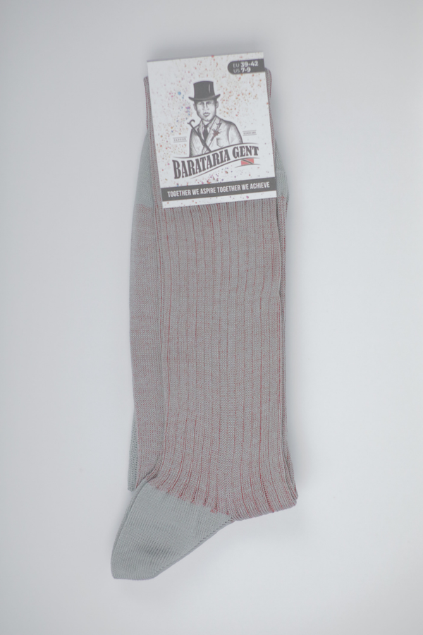 Over The Calf Mens Dress Socks Grey Burgundy