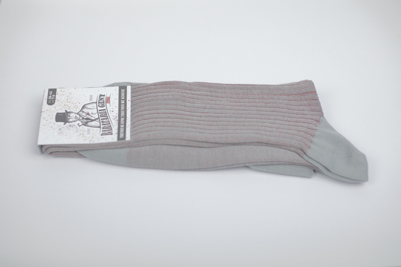 Over The Calf Mens Dress Socks Grey Burgundy