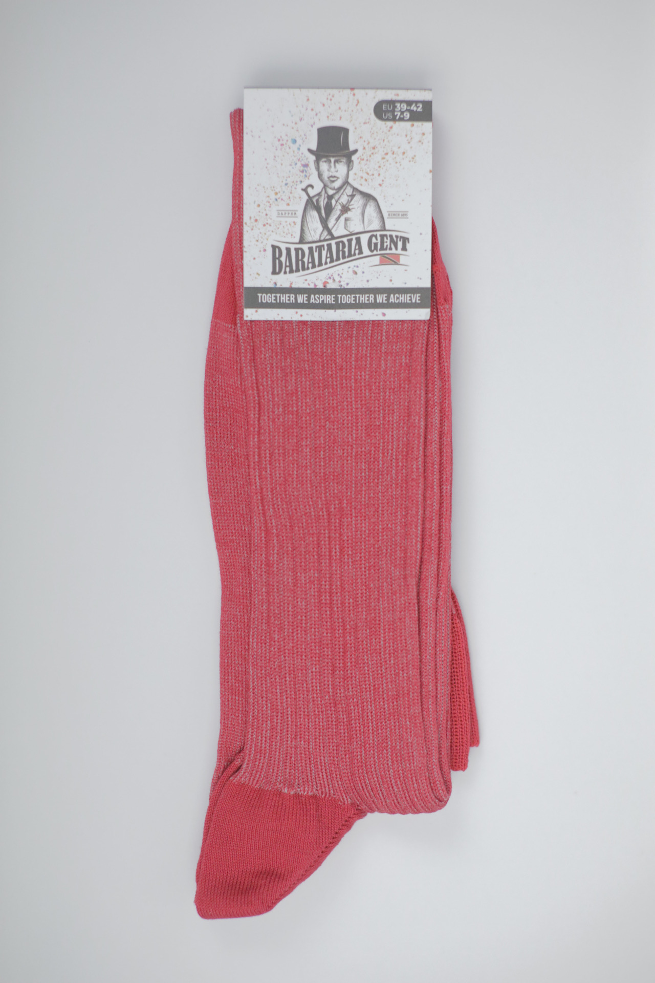 Over The Calf Mens Dress Socks Red White