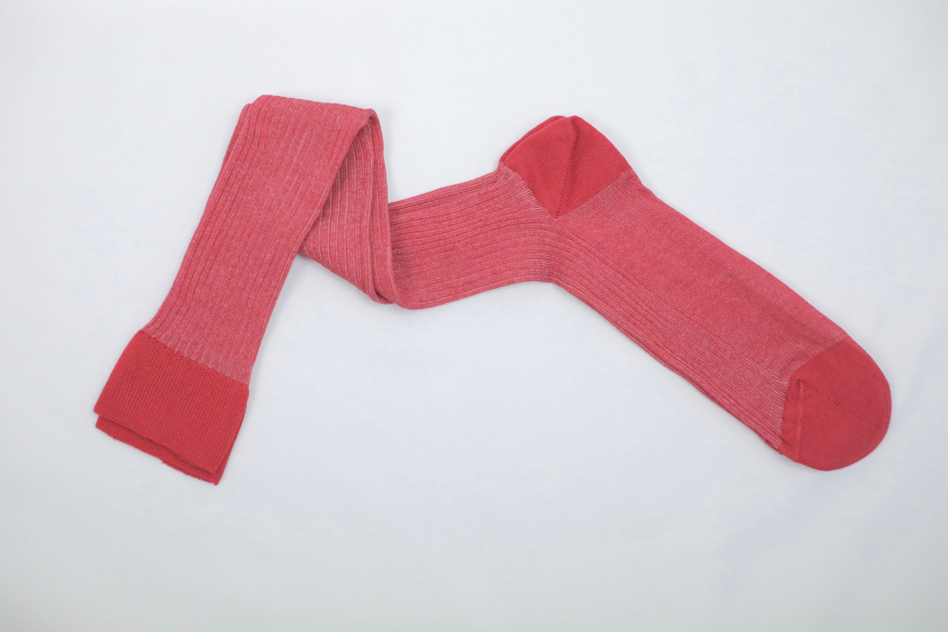 Over The Calf Mens Dress Socks Red White